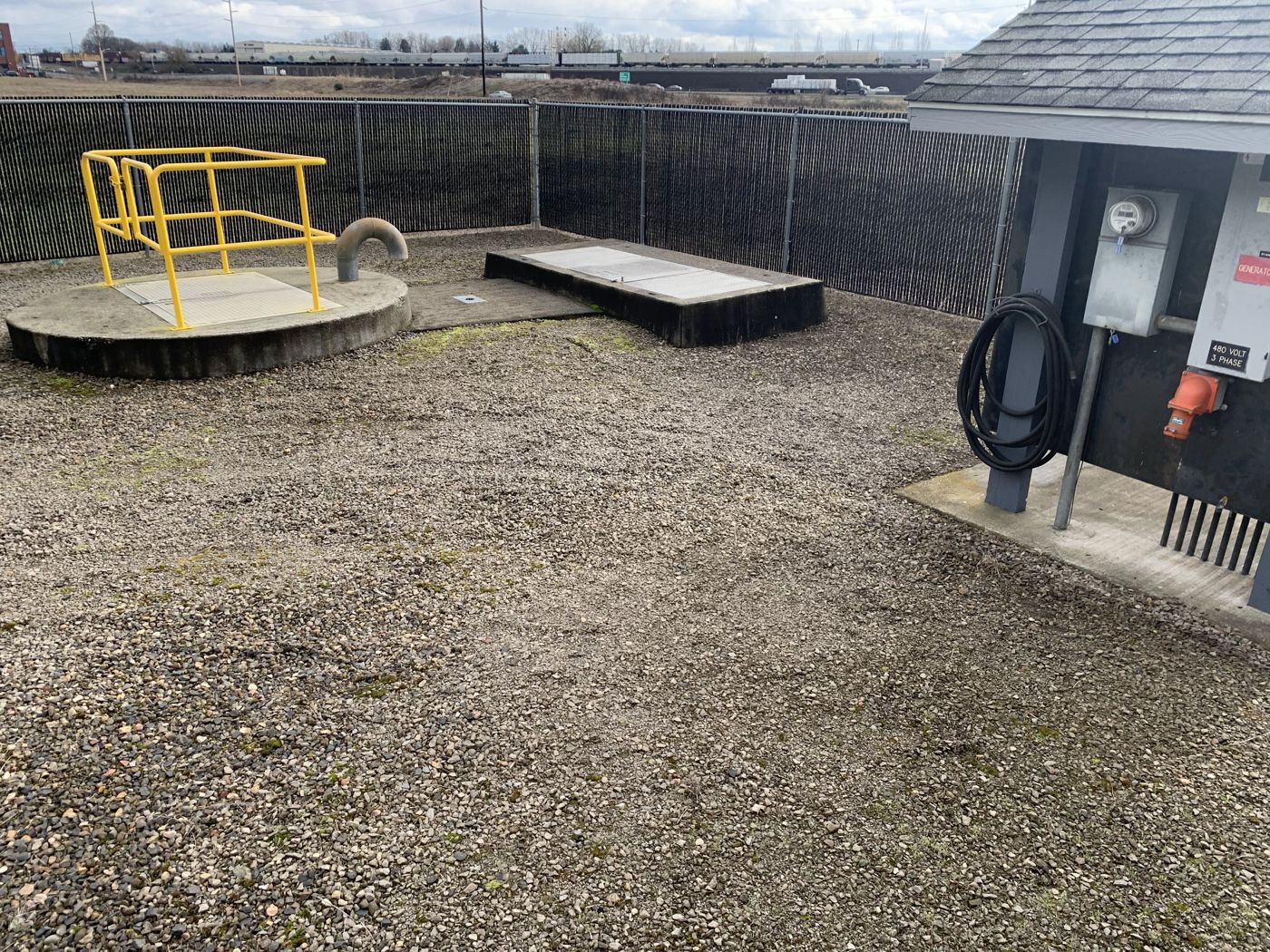 Duplex sewer pump station at a mixed-use development