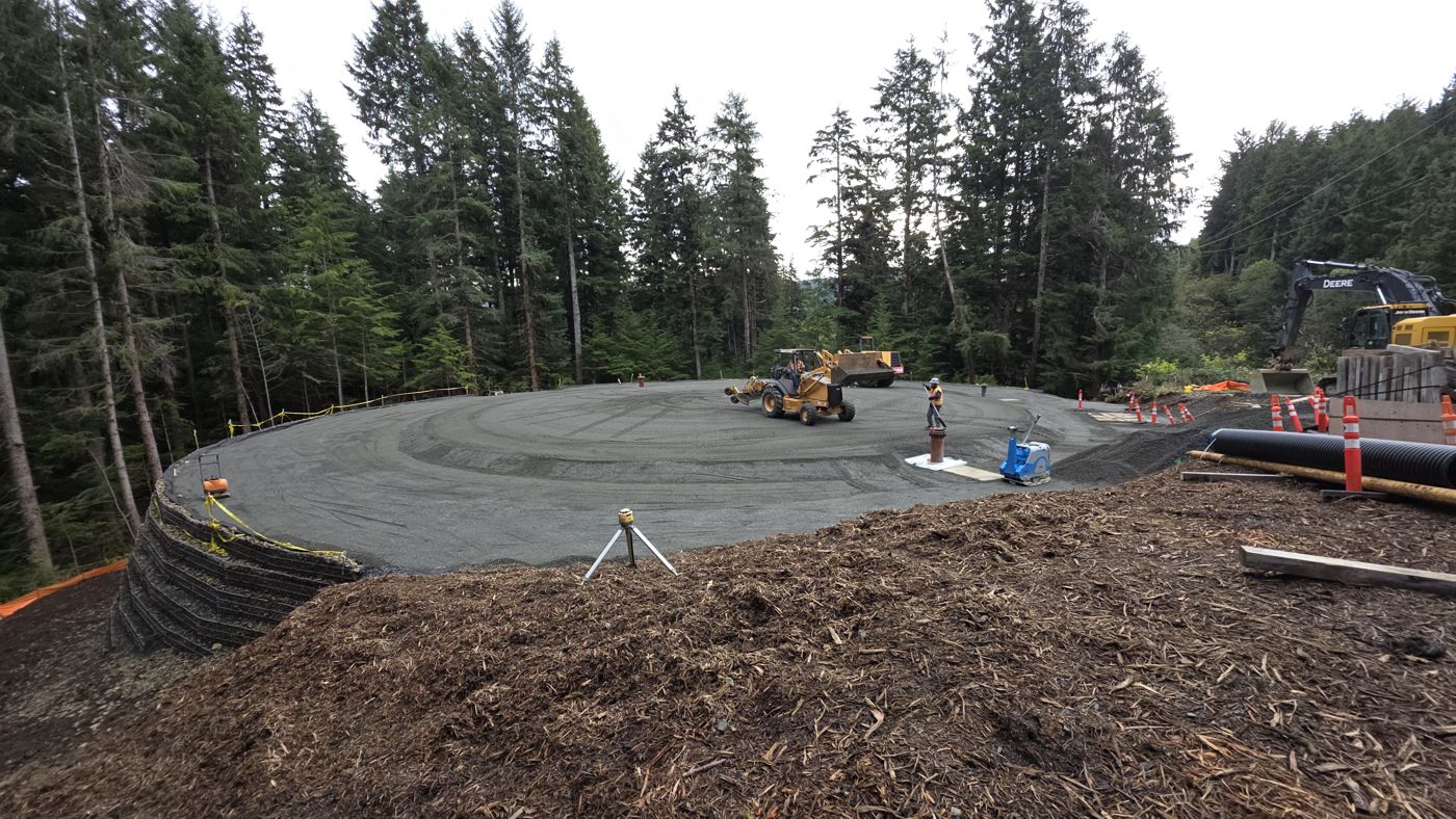 Reservoir pad prior to forming